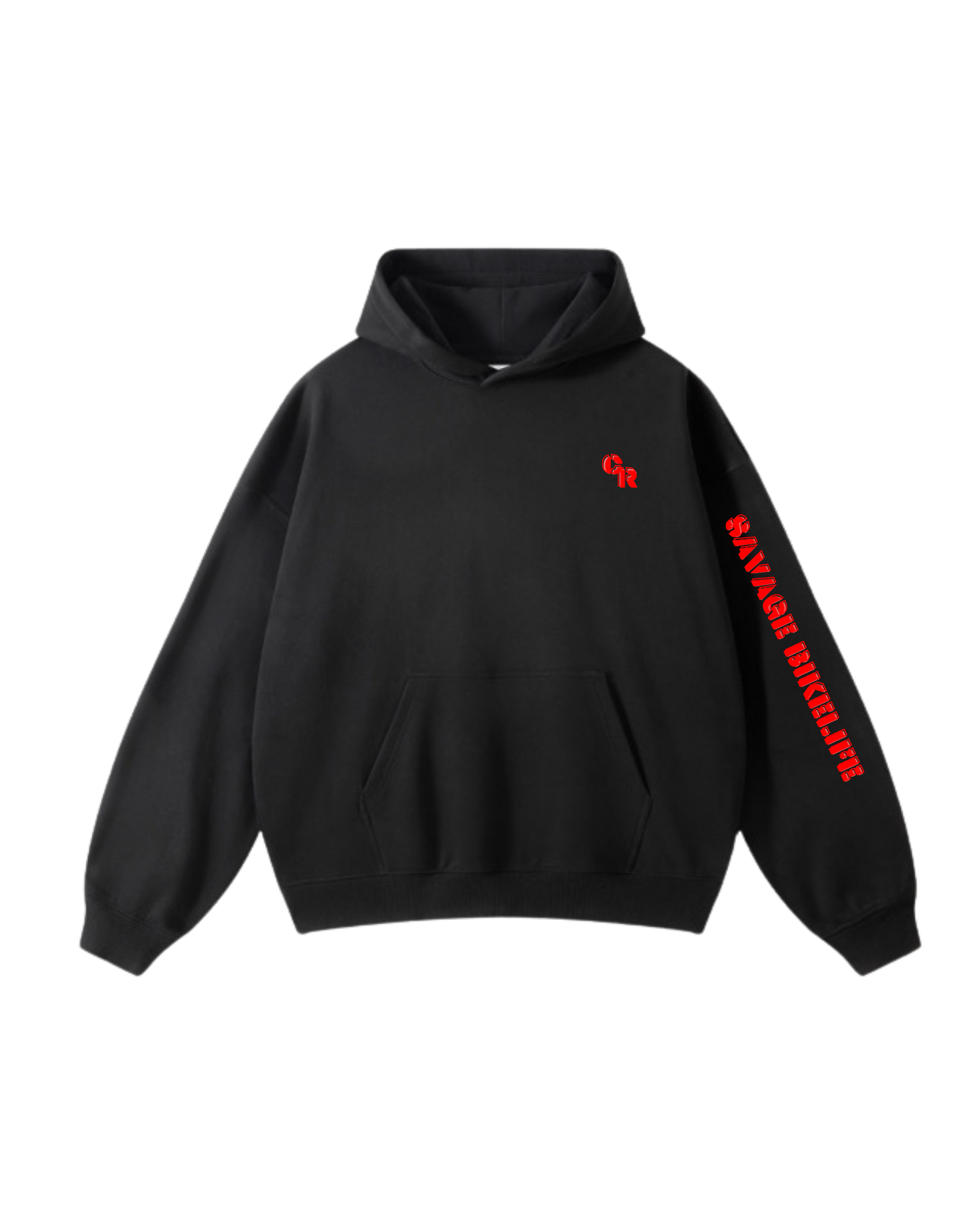 Sweat à capuche SAVAGE CR - Noir