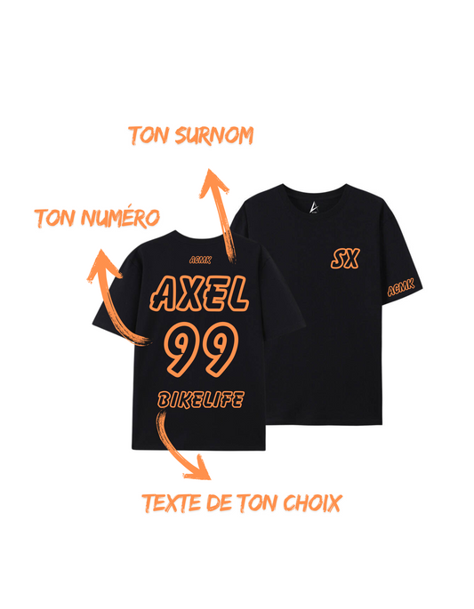 Ensemble SX Noir personnalisé - numéroté