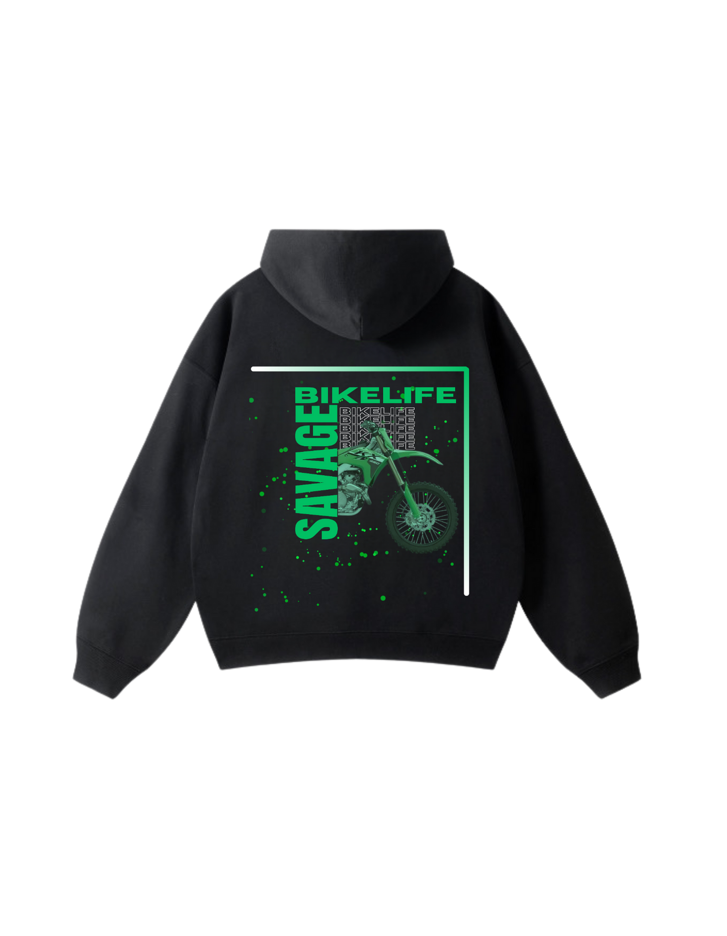 Sweat à capuche SAVAGE KX - Noir