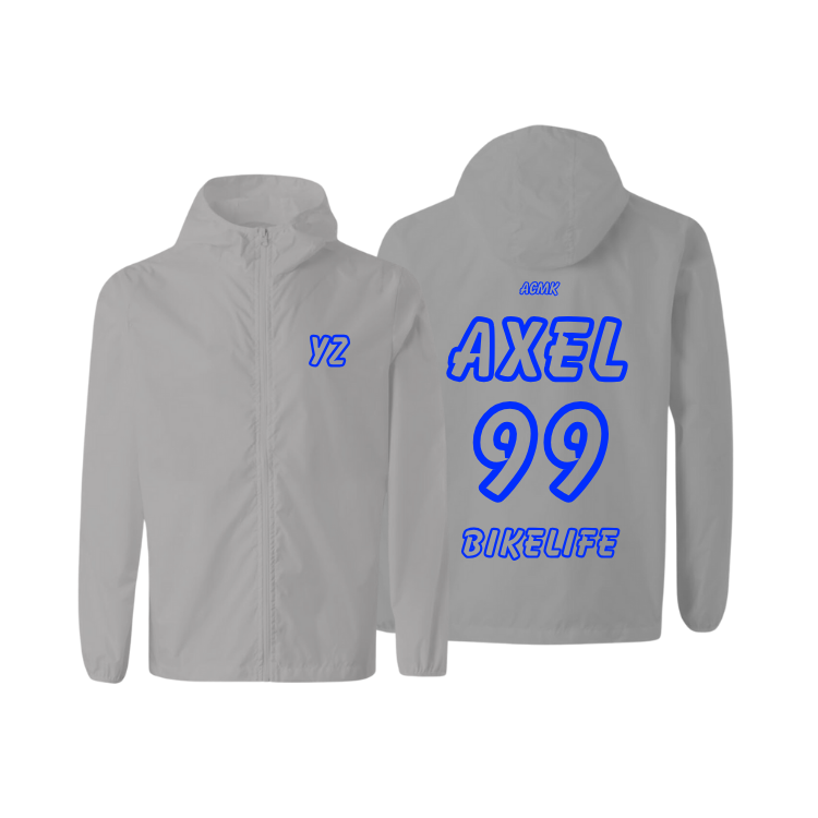 Coupe vent - YZ + Numéro personnalisé