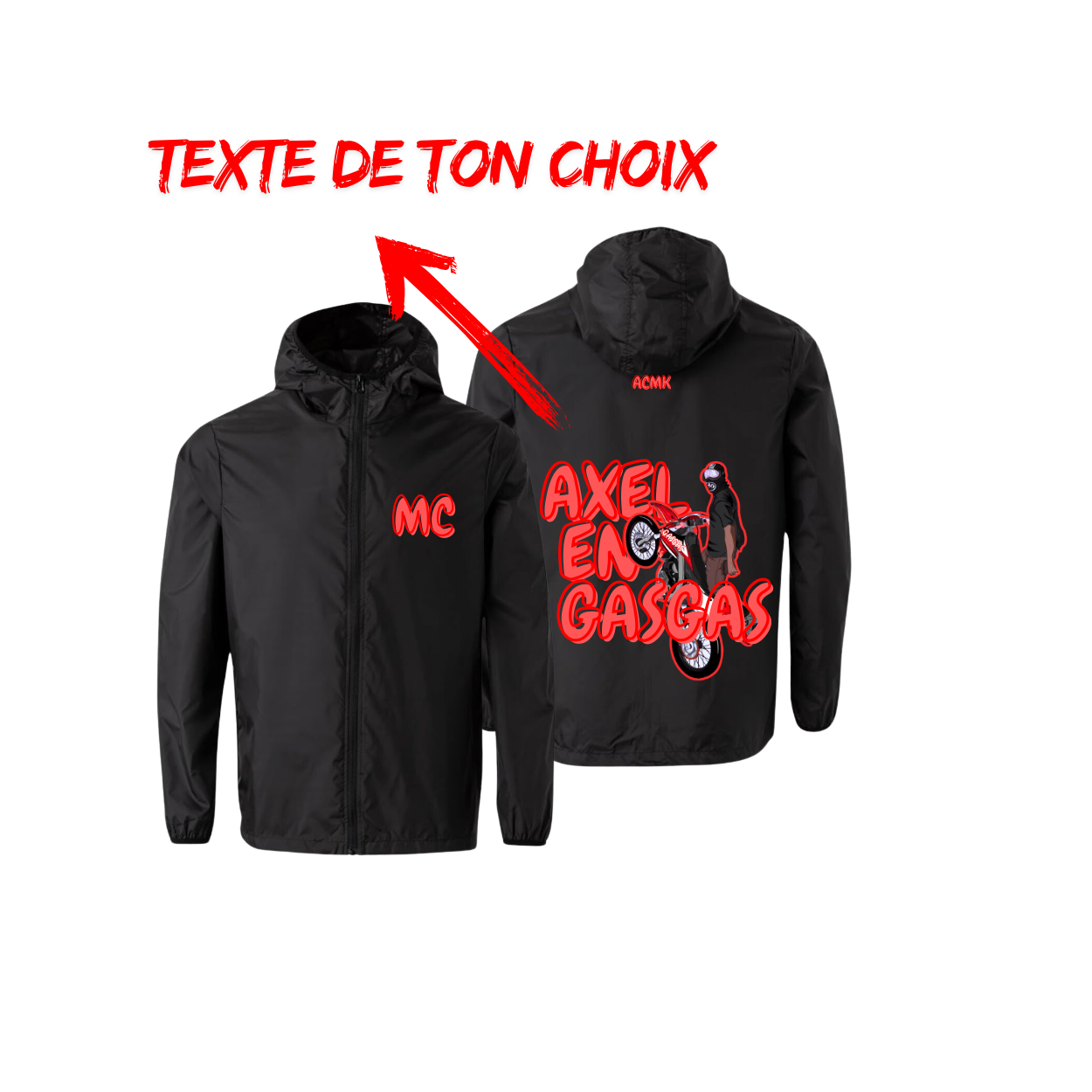 Coupe vent - MC personnalisé