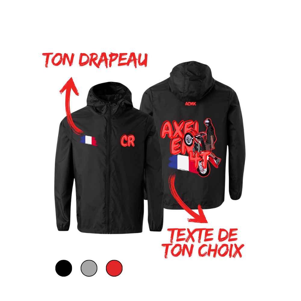 Coupe vent - CR FLAG EDITION - personnalisé