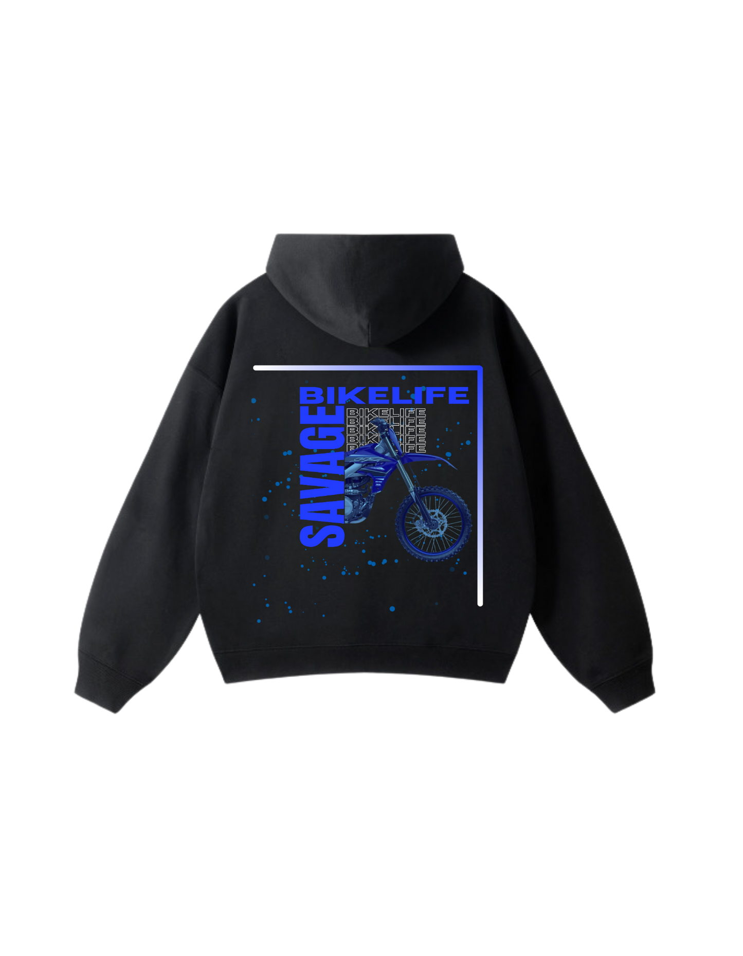 Sweat à capuche SAVAGE YZ - Noir