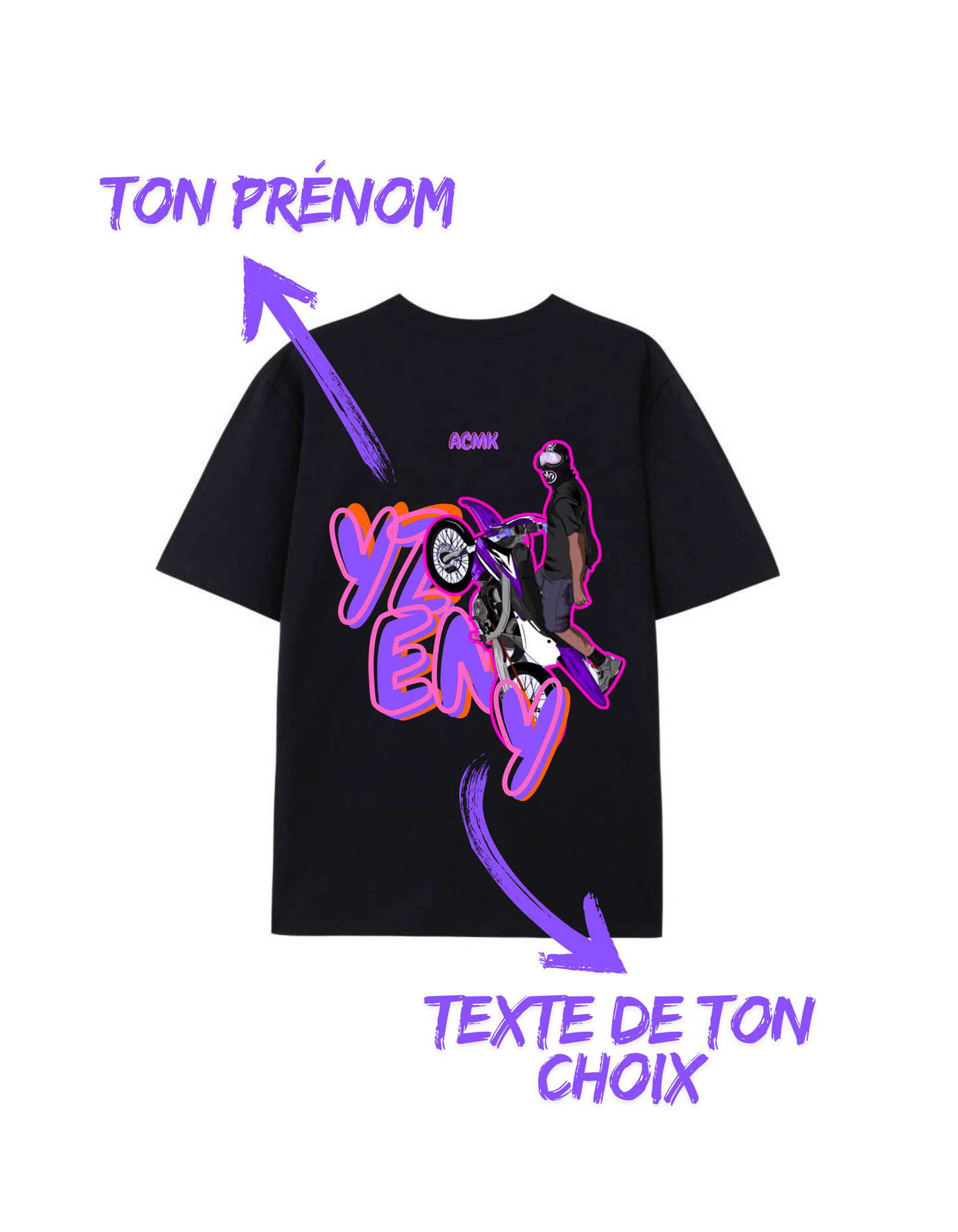 Tee-shirt YZ en Y 50TH - personnalisé